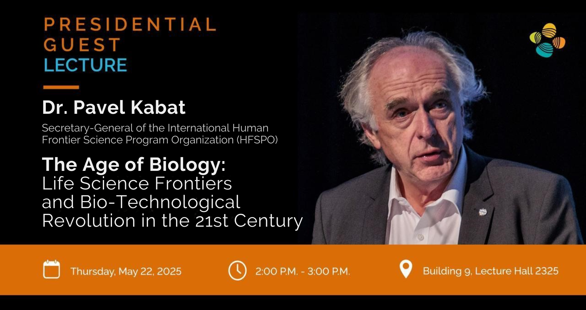 HFSPO Secretary-General Delivers Presidential Guest Lecture at KAUST